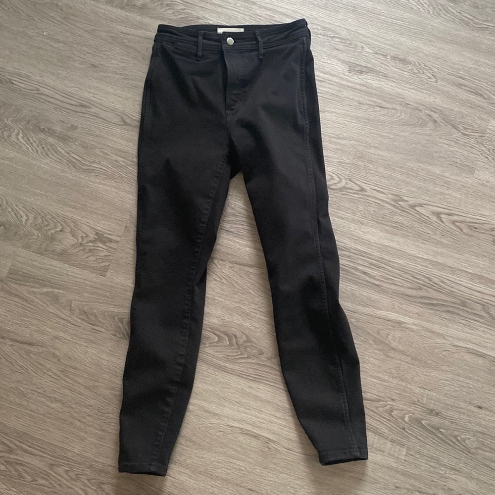 Everlane High-Rise Black Skinny Jean Size 28